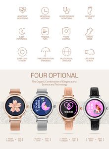 IP68 Smart Watch Women Fitness Bracelet Activity Tracker  Sports Smartwatch For Women