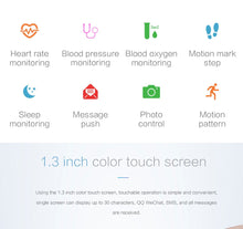 Load image into Gallery viewer, Smart Fitness Bracelet Watch Unisex P68 Multiple Sports Mode  Smart Band For ISO Android

