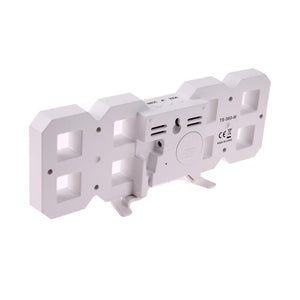 8 Shaped USB Digital Table Clocks Wall Clock LED Time Display Creative Watches 24&12-Hour Display Alarm Snooze Home Decoration