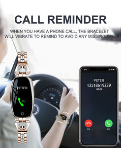 H8 Smart Watch Women For Android IOS Fitness Bracelet Smartwatch