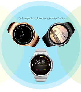 KW18 Smart Support SIM TF Card Sport Modes Smartwatch For Android IOS Men's Watch