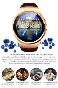 KW18 Smart Support SIM TF Card Sport Modes Smartwatch For Android IOS Men's Watch
