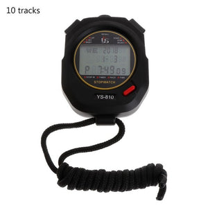 Professional Handheld Timer Digital Stopwatch 10/30/60/100 tracks Multifuction Sports Running Training Timer Stopwatch