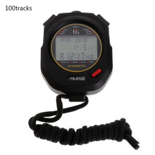 Load image into Gallery viewer, Professional Handheld Timer Digital Stopwatch 10/30/60/100 tracks Multifuction Sports Running Training Timer Stopwatch
