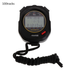 Professional Handheld Timer Digital Stopwatch 10/30/60/100 tracks Multifuction Sports Running Training Timer Stopwatch