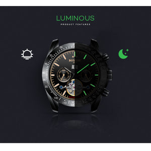 Mechanical Watch Men Automatic Hombre Luxury Brand Luminous Sport Leather