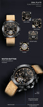 Load image into Gallery viewer, Mechanical Watch Men Automatic Hombre Luxury Brand Luminous Sport Leather
