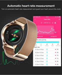 LT05 Smart Watch Women 1.03 Inch Screen Alloy Case Lady Smartwatch
