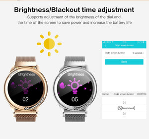LT05 Smart Watch Women 1.03 Inch Screen Alloy Case Lady Smartwatch