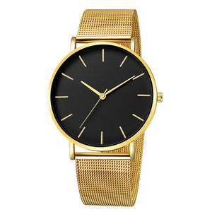 Watch Quartz Casual Simple Luxury/Steel Unisex Watches
