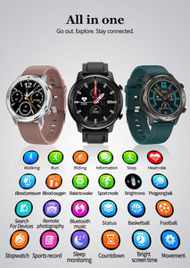 Full Round Touch Display Men's Smart Watch 5 Days Standby Smartwatch