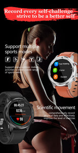 Full Round Touch Display Men's Smart Watch 5 Days Standby Smartwatch