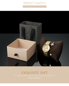 Shengke Rose Gold Bracelet Watches Women Set 2019 New Ladies Fashion Quartz Watch with Crystal Star Xmas Gift Set For Women