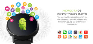 4G Smart Watch Android 7.1 With GPS Sim Card 8MP Camera Unisex Smartwatch