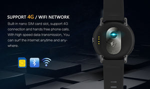 4G Smart Watch Android 7.1 With GPS Sim Card 8MP Camera Unisex Smartwatch