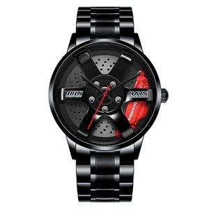 Car Rim Hub Watch Custom Design Wrist Watch