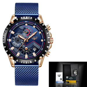 New Top Luxury Brand Fashion Sport Waterproof, Chronograph  Wristwatch
