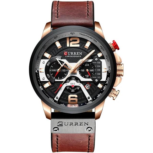 2020 Top Brand Luxury Sports  Fashionable Leather Watches with Calendar Men's C Wrist Watch