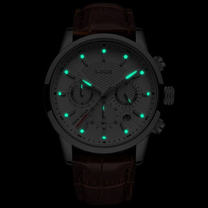 Men's Fashion Sport Quartz Clock Men's Watches Brand Luxury Leather Business