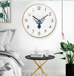 Modern Wall Clock Gold Nordic Watch Wall