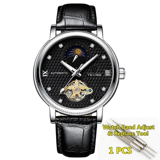 2020 Business Automatic Self-Wind Moon Phase Display Fashion Men's Wrist watch