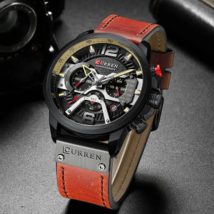 Curren Couple Watch Set 2020 Casual Chronograph Watch Men Rose Gold Women Watches Ladies For Lovers Wristwatch Relogio Feminino