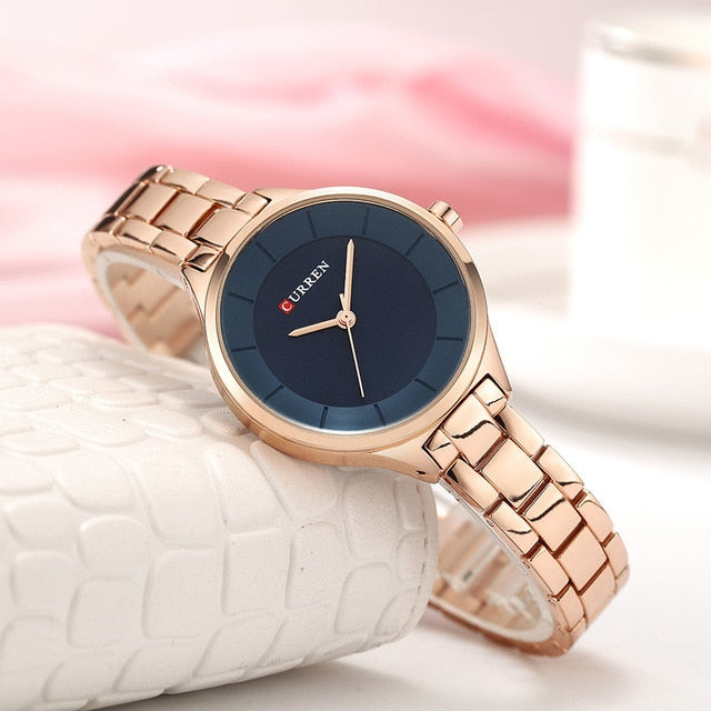 Curren Couple Watch Set 2020 Casual Chronograph Watch Men Rose Gold Women Watches Ladies For Lovers Wristwatch Relogio Feminino