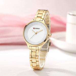 Curren Couple Watch Set 2020 Casual Chronograph Watch Men Rose Gold Women Watches Ladies For Lovers Wristwatch Relogio Feminino