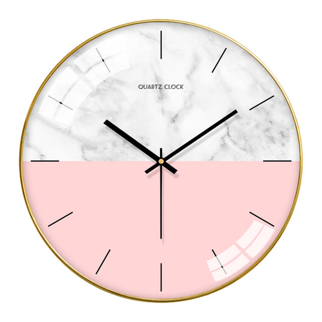 Modern Wall Clock Gold Nordic Watch Wall
