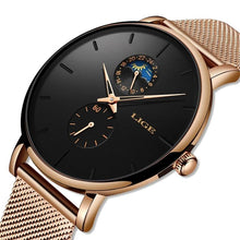 Load image into Gallery viewer, Top Brand Luxury Fashion Watch Steel Ultra-Thin Casual Wrist Watch Quartz Clock
