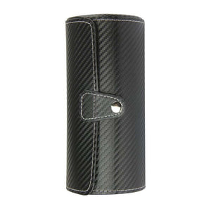 Luxury Watch Display Gift Box Case Roll 3 Slot Wristwatch PU Leather
