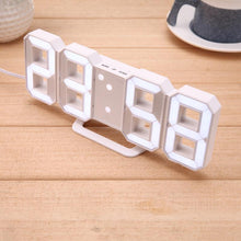 Load image into Gallery viewer, 8 Shaped USB Digital Table Clocks Wall Clock LED Time Display Creative Watches 24&amp;12-Hour Display Alarm Snooze Home Decoration
