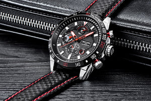 Sports Automatic Watch Men Stainless Steel, Auto Date Luxury Brand