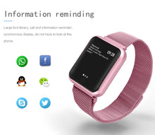 Load image into Gallery viewer, Smart Fitness Bracelet Watch Unisex P68 Multiple Sports Mode  Smart Band For ISO Android
